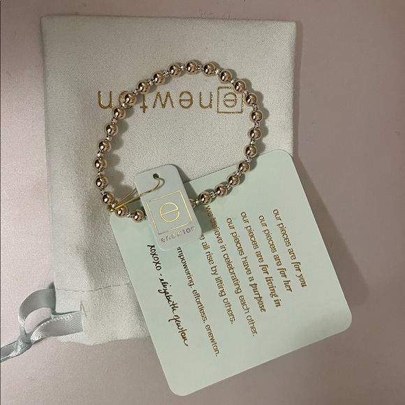 NWT enewton Classic Grateful Bead Bracelet Mixed Metal Two-Tone Gold and Silver - Picture 4 of 4